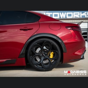 Alfa Romeo Giulia GTAm Style Rear Fenders Arch Set - Carbon Fiber